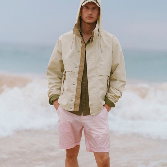 Young Ideas & Henmores - Quayside Coat - stone - S