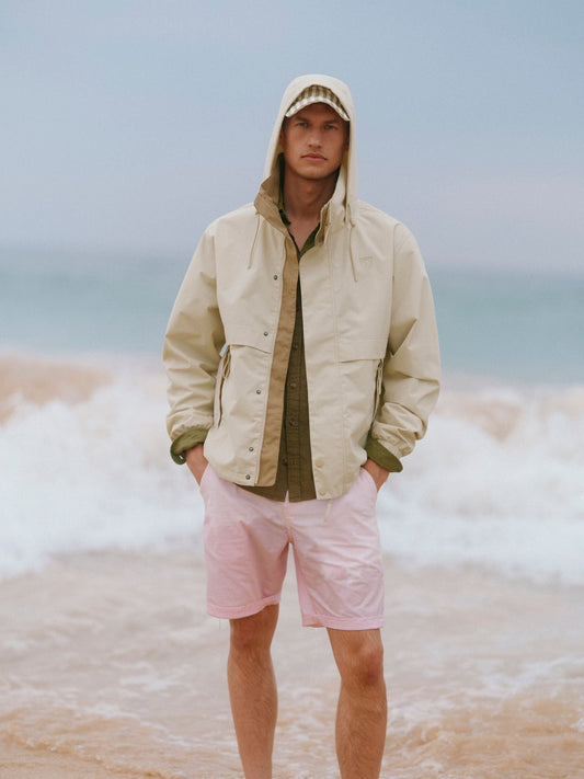 Young Ideas & Henmores - Quayside Coat - stone - S