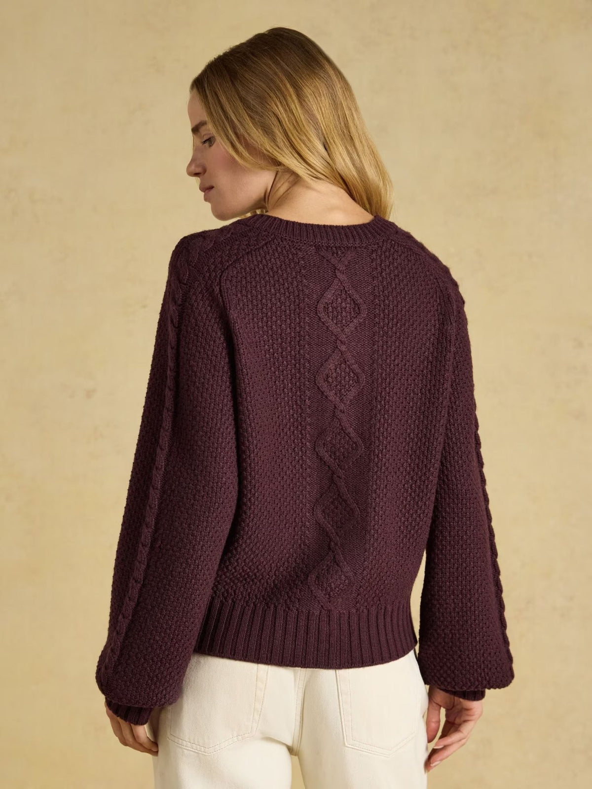 Young Ideas & Henmores -Rafferty Cardigan -Wine -L