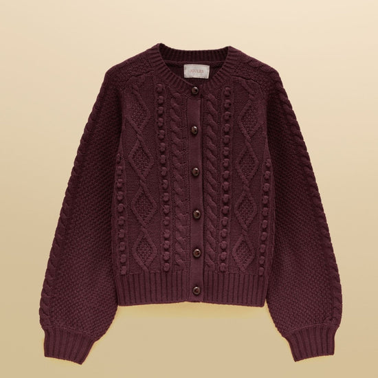 Young Ideas & Henmores -Rafferty Cardigan -Wine -L