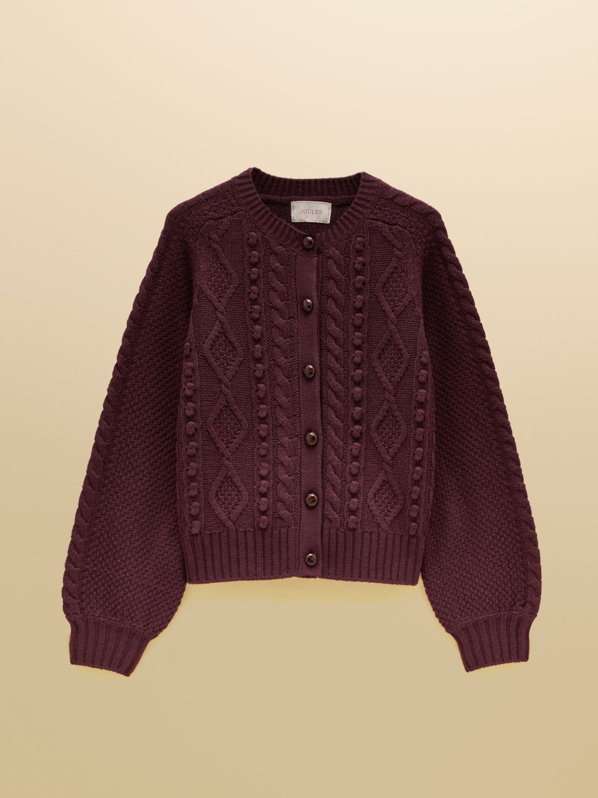 Young Ideas & Henmores -Rafferty Cardigan -Wine -L