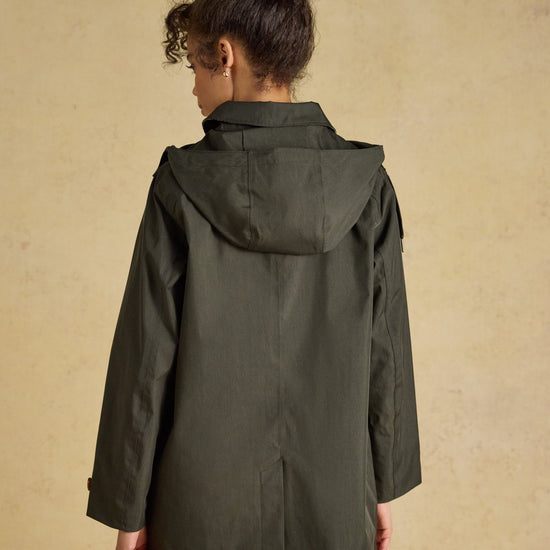 Young Ideas & Henmores -Rainmore Waterproof Coat -Khaki Green -8