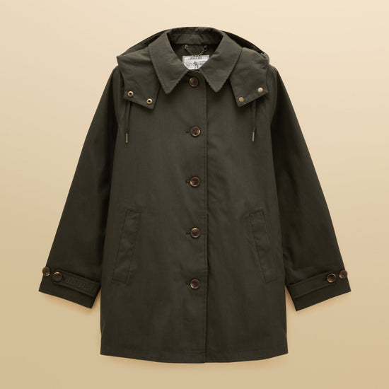 Young Ideas & Henmores -Rainmore Waterproof Coat -Khaki Green -8