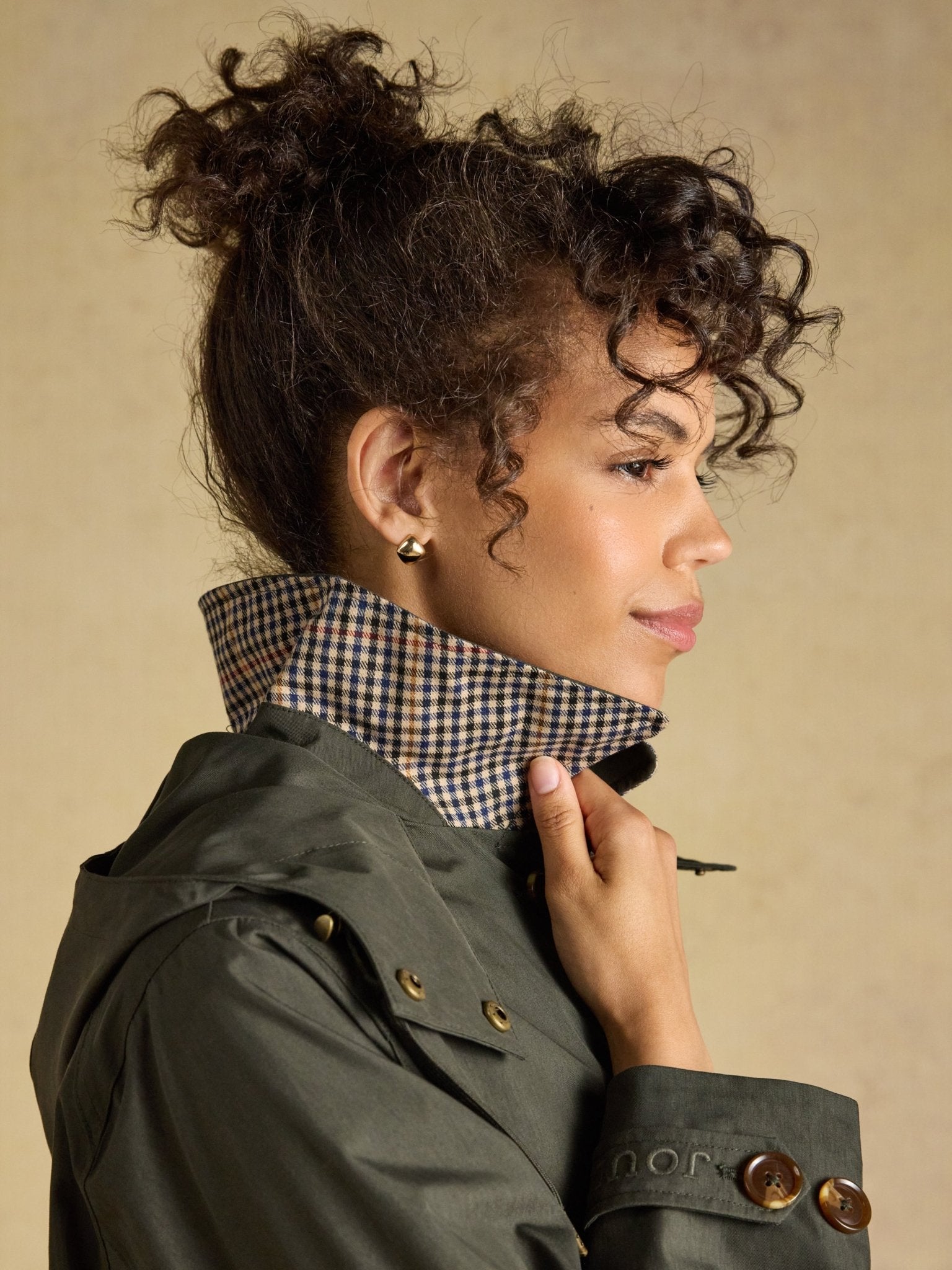 Young Ideas & Henmores -Rainmore Waterproof Coat -Khaki Green -8
