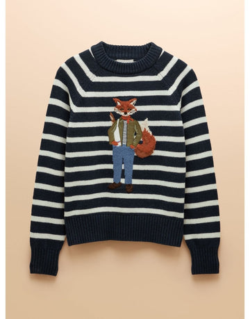 Young Ideas/Henmores - Renard Jonty Jumper - Navy - S