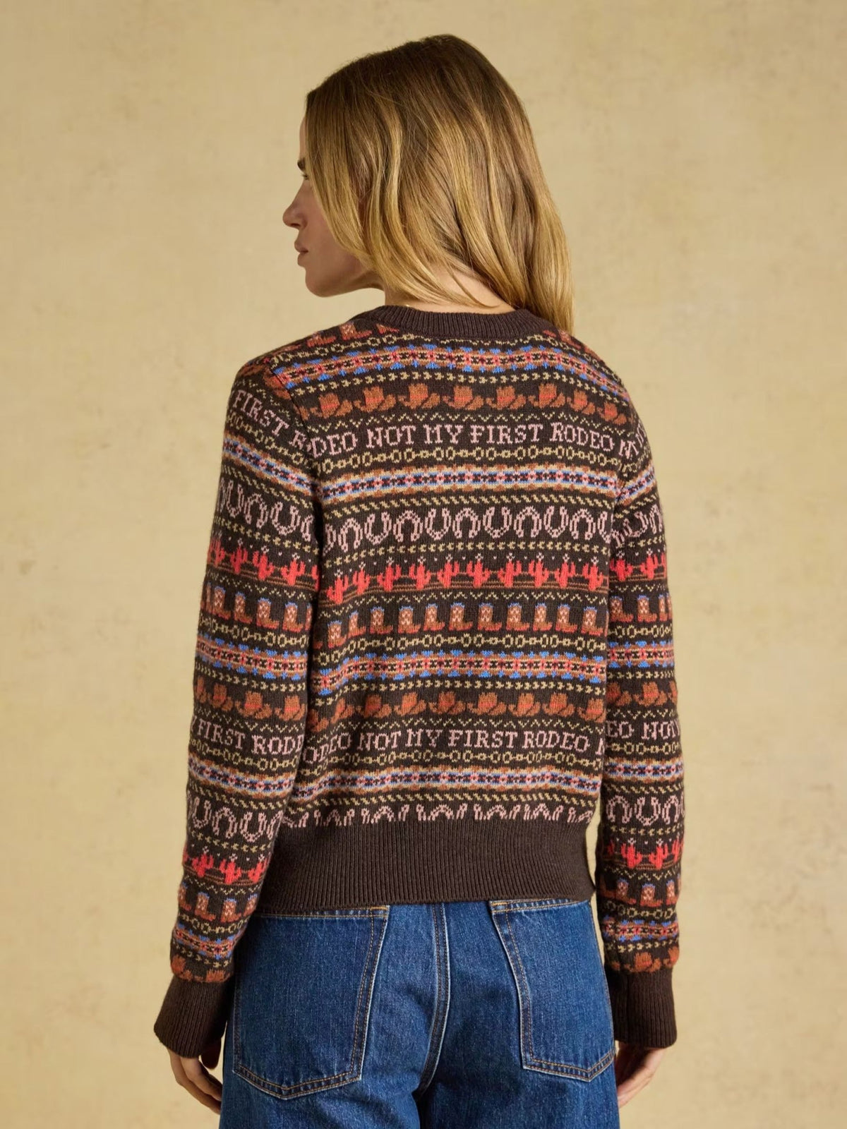 Young Ideas & Henmores -Rodeo Cardigan -Chocolate Brown -L