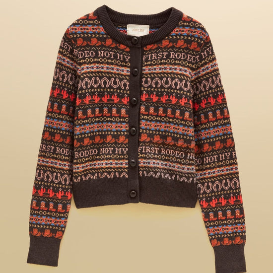 Young Ideas & Henmores -Rodeo Cardigan -Chocolate Brown -L