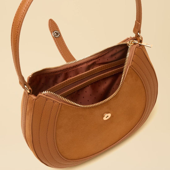 Young Ideas & Henmores -Saddle Bag -Tan Brown -OS