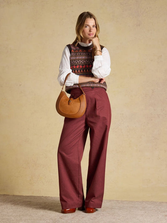 Young Ideas & Henmores -Saddle Bag -Tan Brown -OS