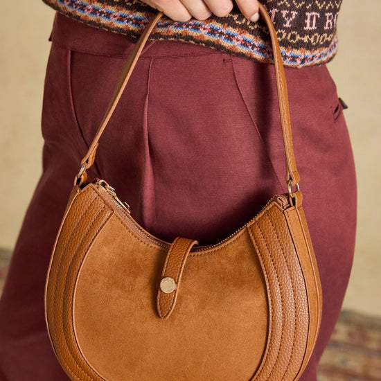 Young Ideas & Henmores -Saddle Bag -Tan Brown -OS