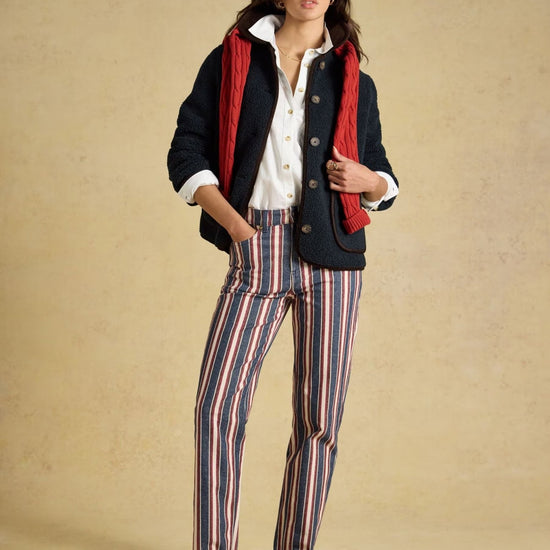 Young Ideas & Henmores -Sadie Short Fleece Jacket -Navy -8