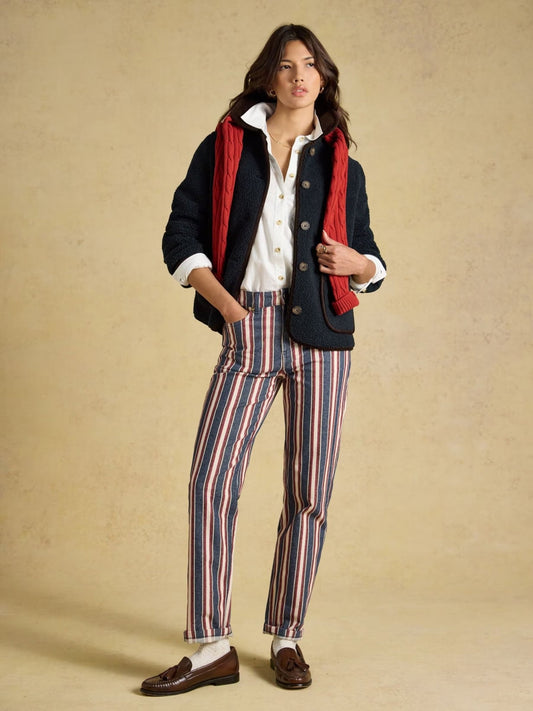 Young Ideas & Henmores -Sadie Short Fleece Jacket -Navy -8