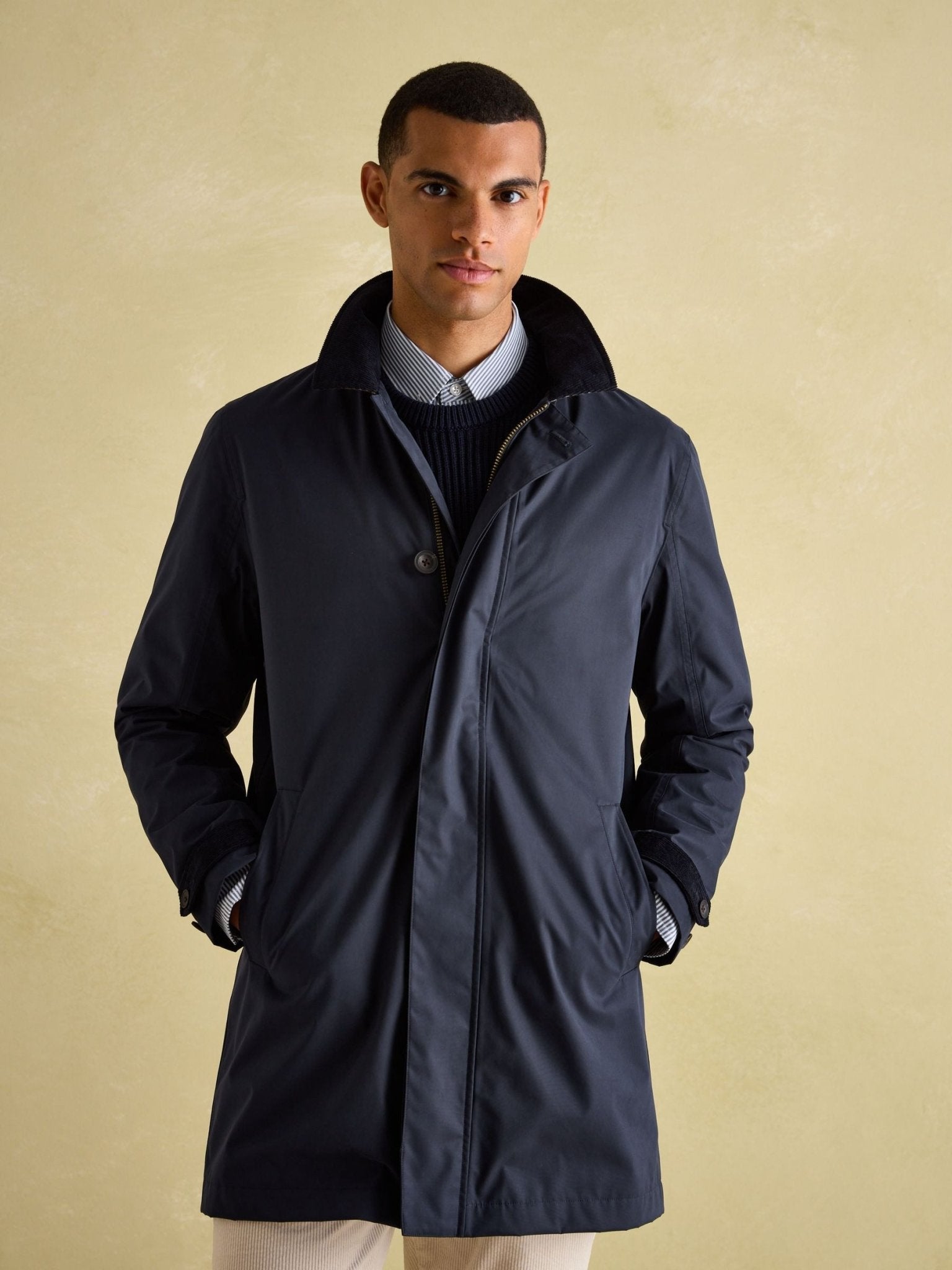 Young Ideas/Henmores - Sandford Coat - Navy Blue - 2XL