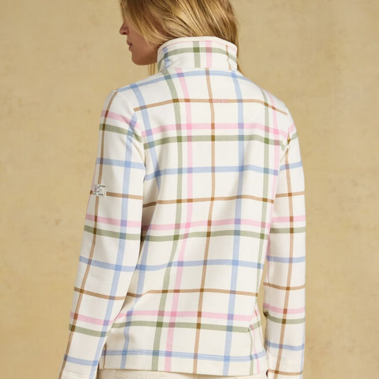 Young Ideas & Henmores -Saunton Check Sweat -Cream Check -8