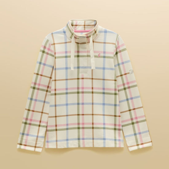 Young Ideas & Henmores -Saunton Check Sweat -Cream Check -8
