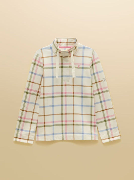 Young Ideas & Henmores -Saunton Check Sweat -Cream Check -8