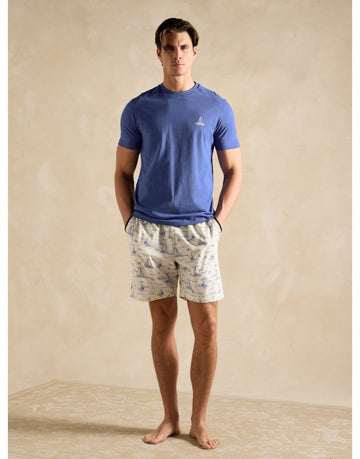 Young Ideas/Henmores - Short Nightwear Set - Blue - M