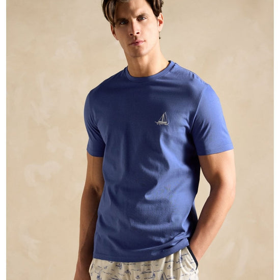 Young Ideas/Henmores - Short Nightwear Set - Blue - M