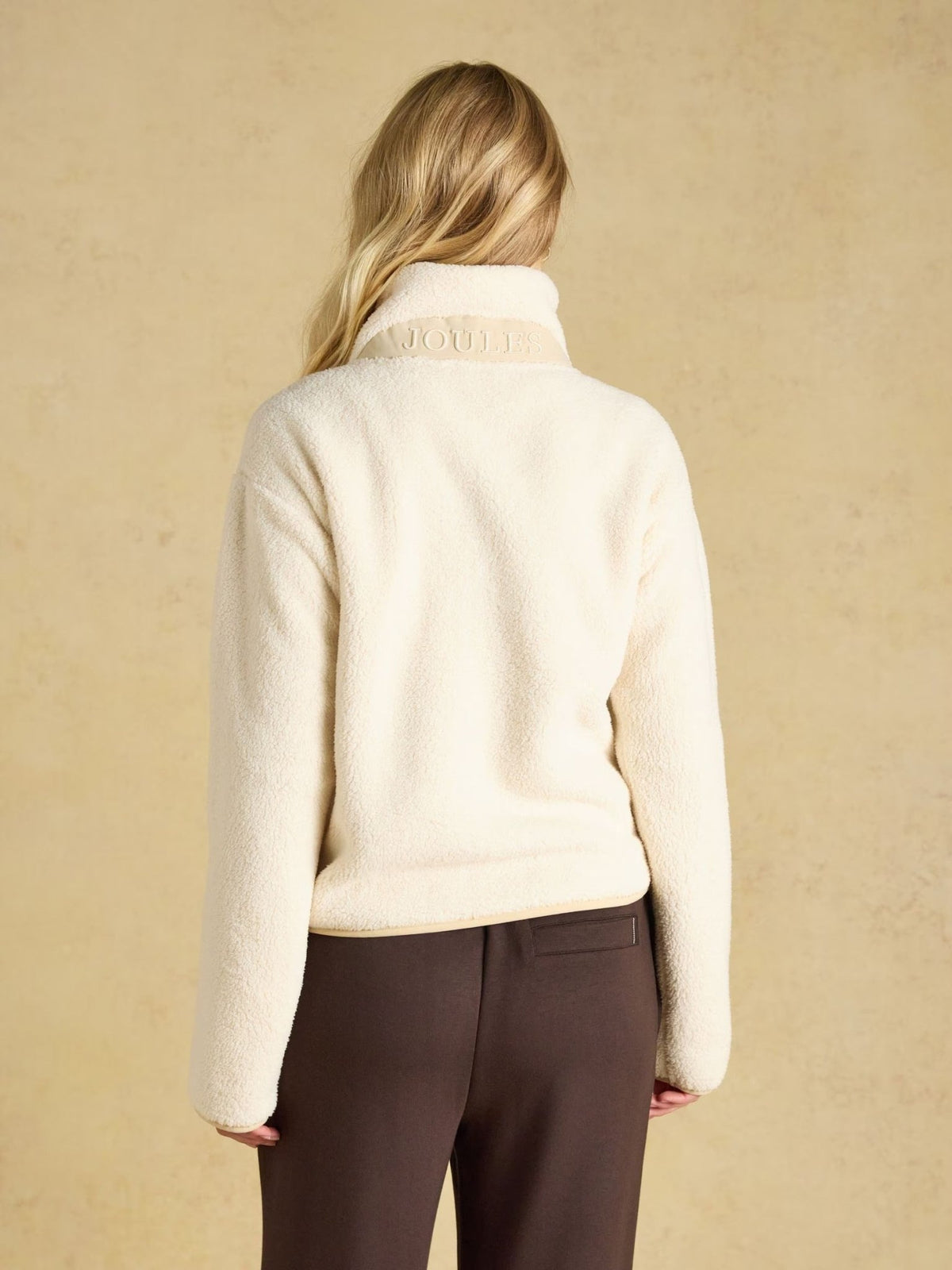 Young Ideas & Henmores -Short Tilly 1/4 Zip Fleece -Cream -8