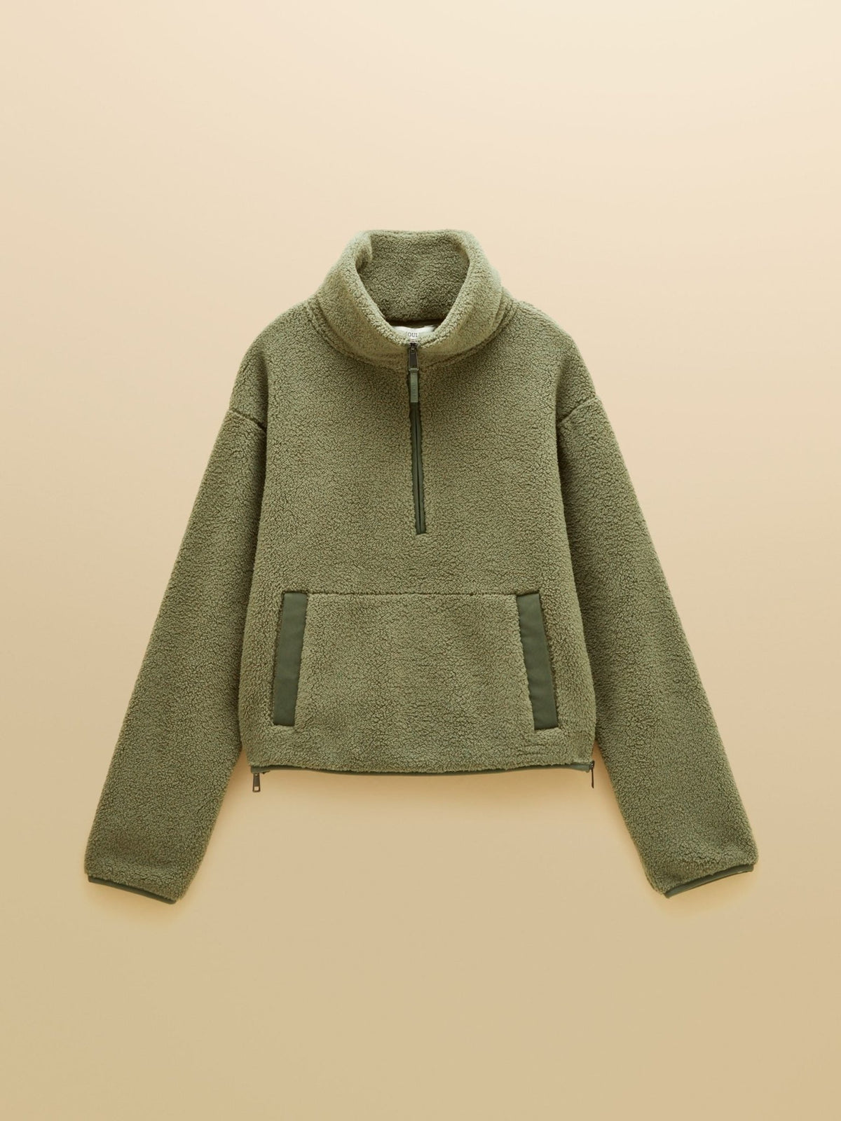 Young Ideas & Henmores -Short Tilly 1/4 Zip Fleece -Cream -8