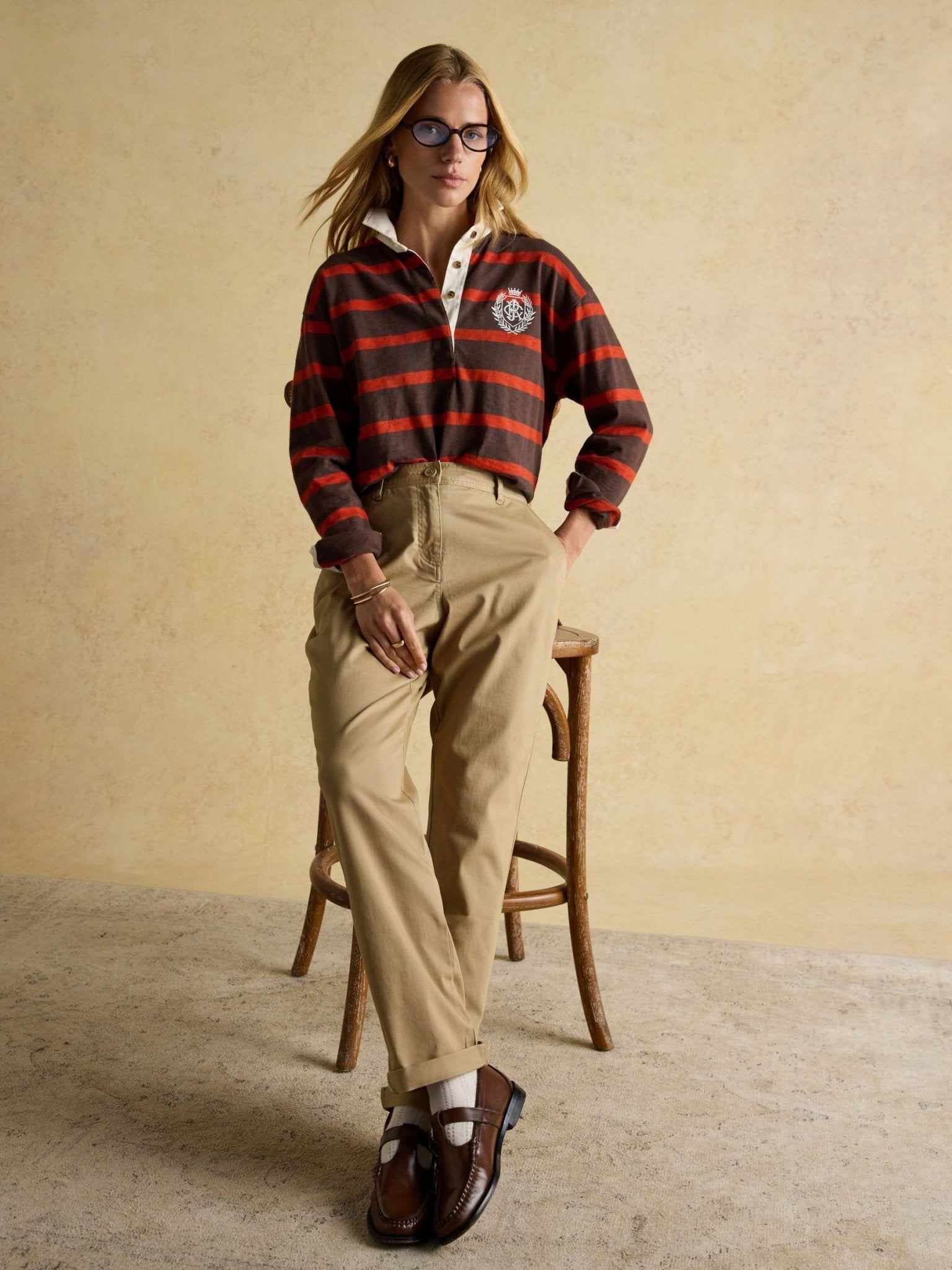 Young Ideas/Henmores - Slim Fit Chino - Cream - 8