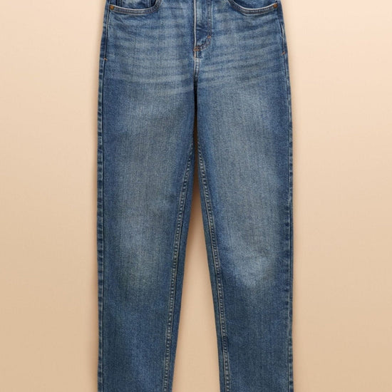 Young Ideas/Henmores - Slim Straight Jean - Mid Blue Denim - 8