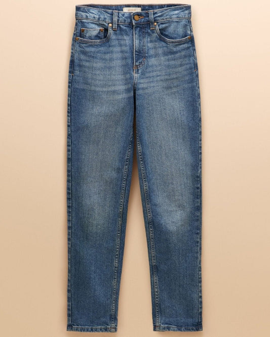 Young Ideas/Henmores - Slim Straight Jean - Mid Blue Denim - 8
