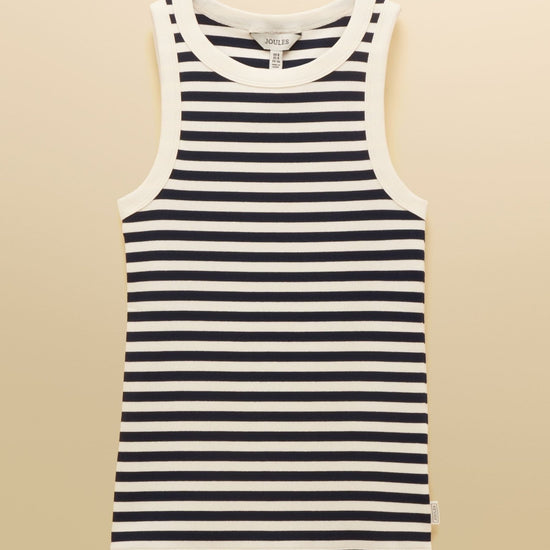 Young Ideas & Henmores - Sofia Jersey Tank Top - Navy Stripe - 8