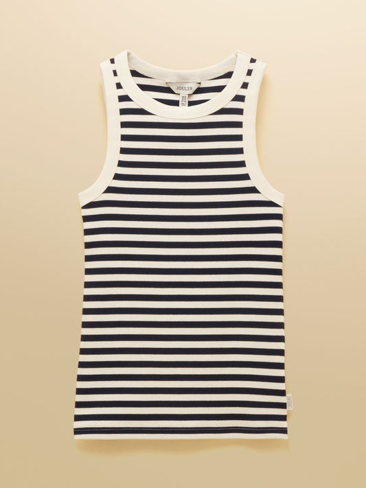 Young Ideas & Henmores - Sofia Jersey Tank Top - Navy Stripe - 8