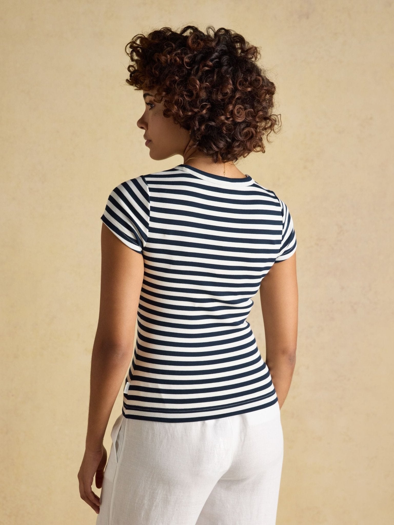 Young Ideas/Henmores - Sophie Short Sleeve T-Shirt - Navy Stripe - 8