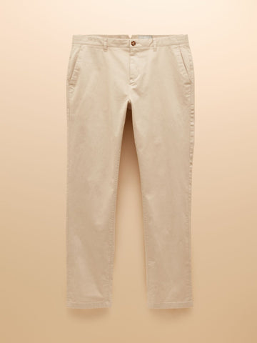 Young Ideas & Henmores -Stamford Chino Trouser -sand -30 R