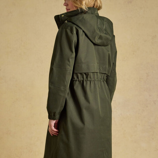 Young Ideas & Henmores -Stormwell Waterproof Raincoat -Green -8