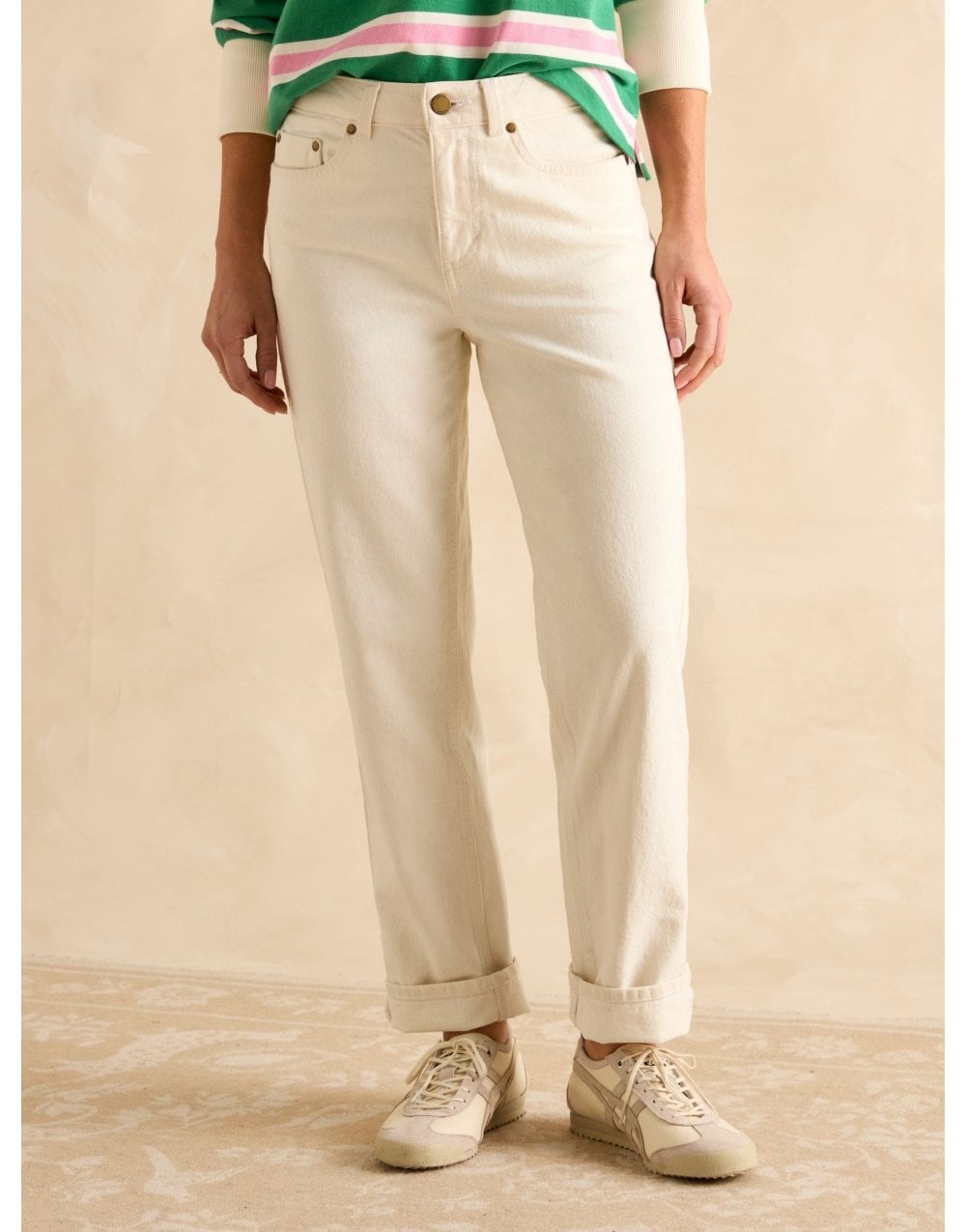 Young Ideas/Henmores - Straight Leg Jean - ecru - 8