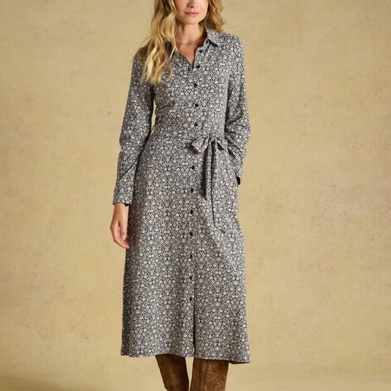 Young Ideas & Henmores -Theodora Dress -Navy -8