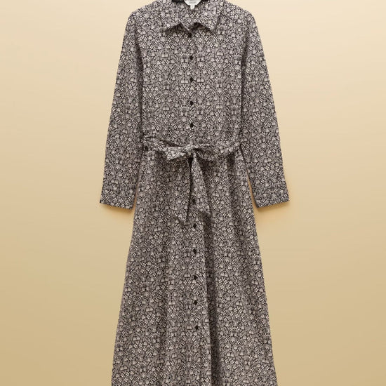 Young Ideas & Henmores -Theodora Dress -Navy -8