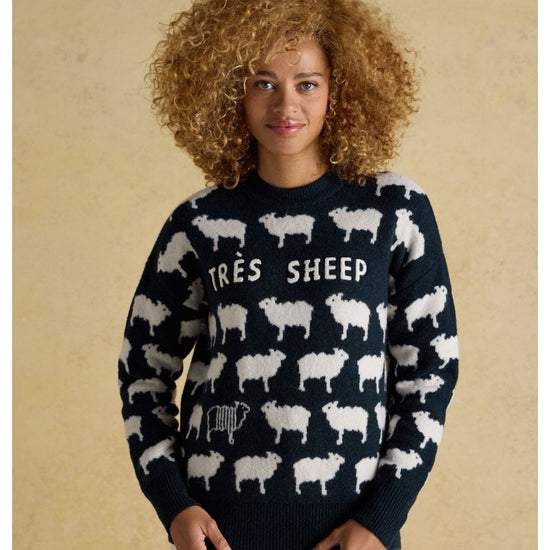 Young Ideas/Henmores - Tres Sheep Jumper - Navy - XS