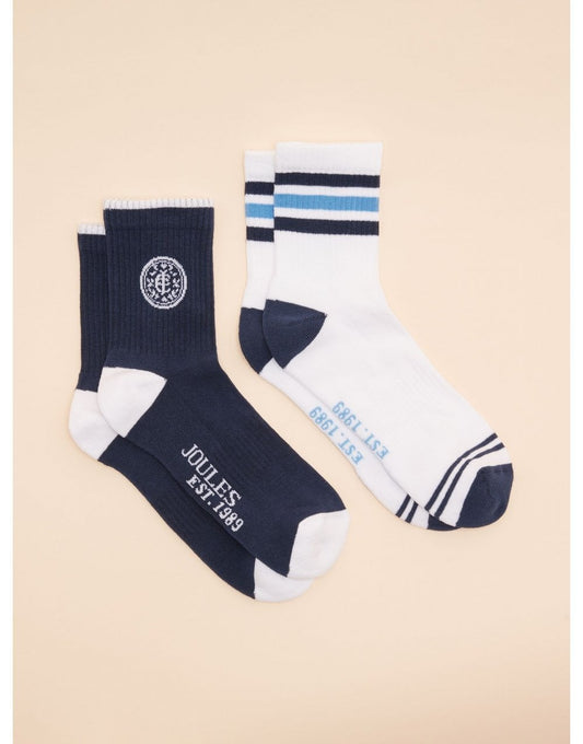 Young Ideas/Henmores - Volley 2 Pack Socks - Blue - OS