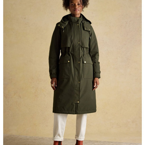 Young Ideas/Henmores - Warmwell Long Coat - Rosemary Green - 8