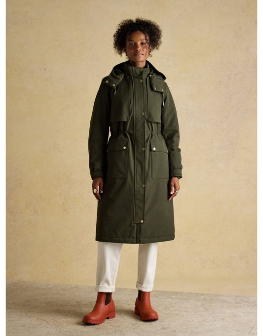 Young Ideas/Henmores - Warmwell Long Coat - Rosemary Green - 8