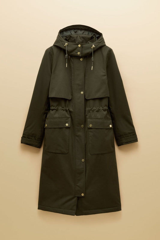 Young Ideas/Henmores - Warmwell Long Coat - Rosemary Green - 8