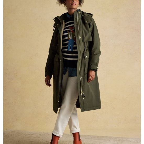 Young Ideas/Henmores - Warmwell Long Coat - Rosemary Green - 8