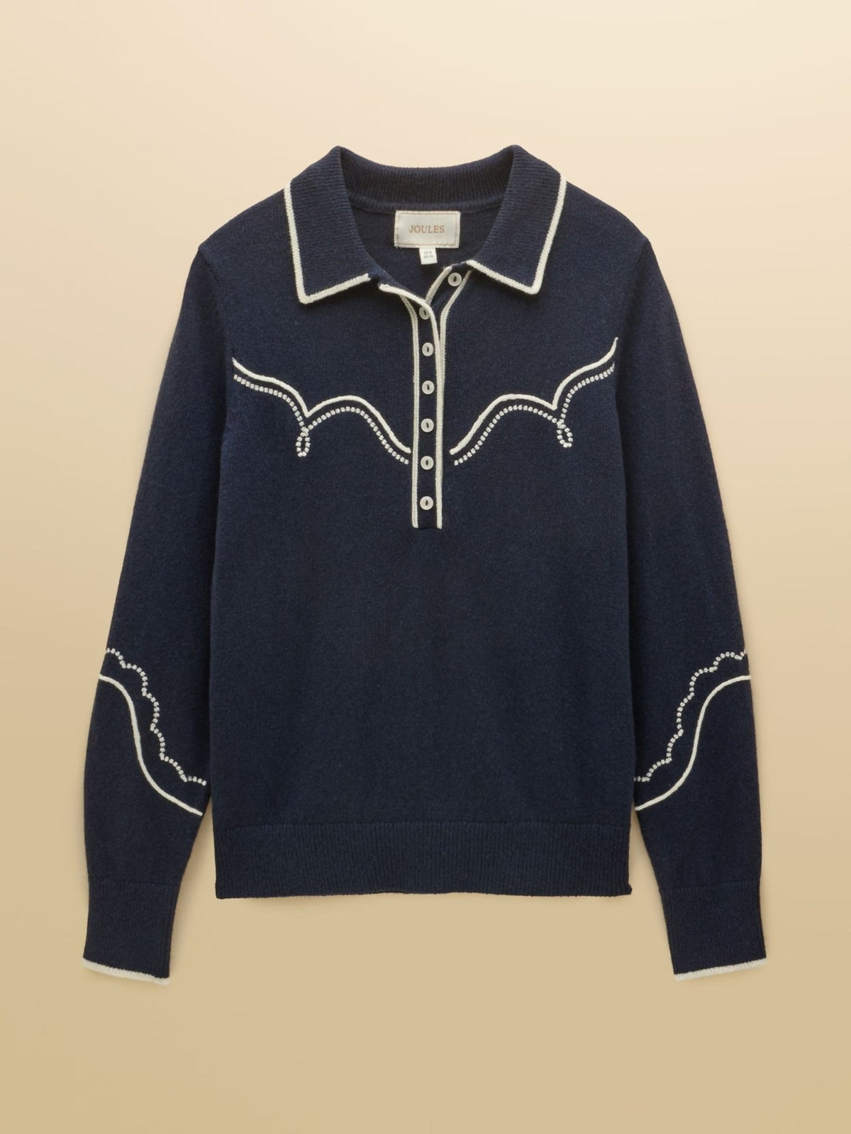 Young Ideas & Henmores -Western Collared Knit -Navy -8