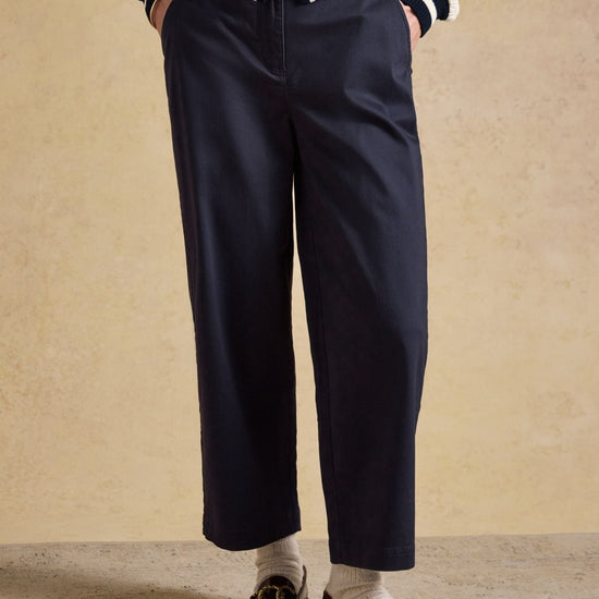 Young Ideas & Henmores - Wide Leg Chino - Navy - 8