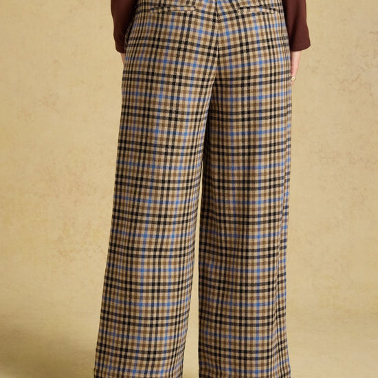 Young Ideas & Henmores -Wide Leg Crop Trousers -Pendle Tweed -8