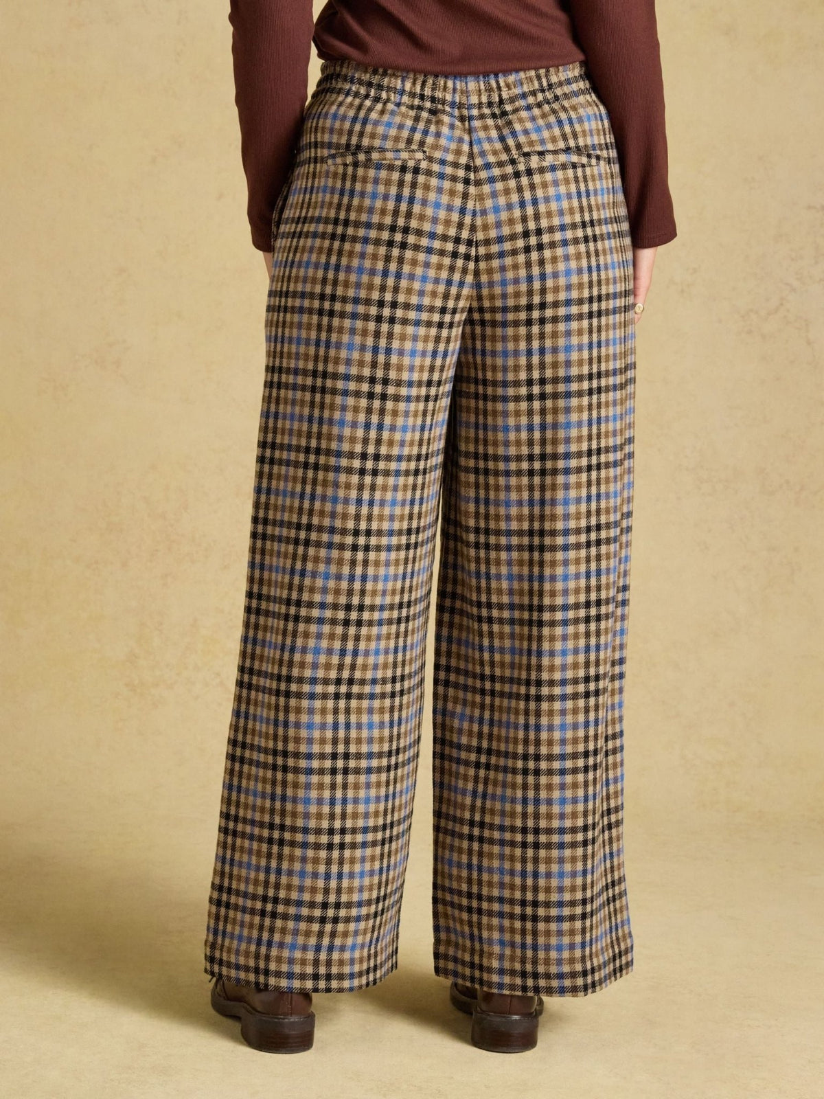 Young Ideas & Henmores -Wide Leg Crop Trousers -Pendle Tweed -8