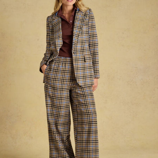 Young Ideas & Henmores -Wide Leg Crop Trousers -Pendle Tweed -8
