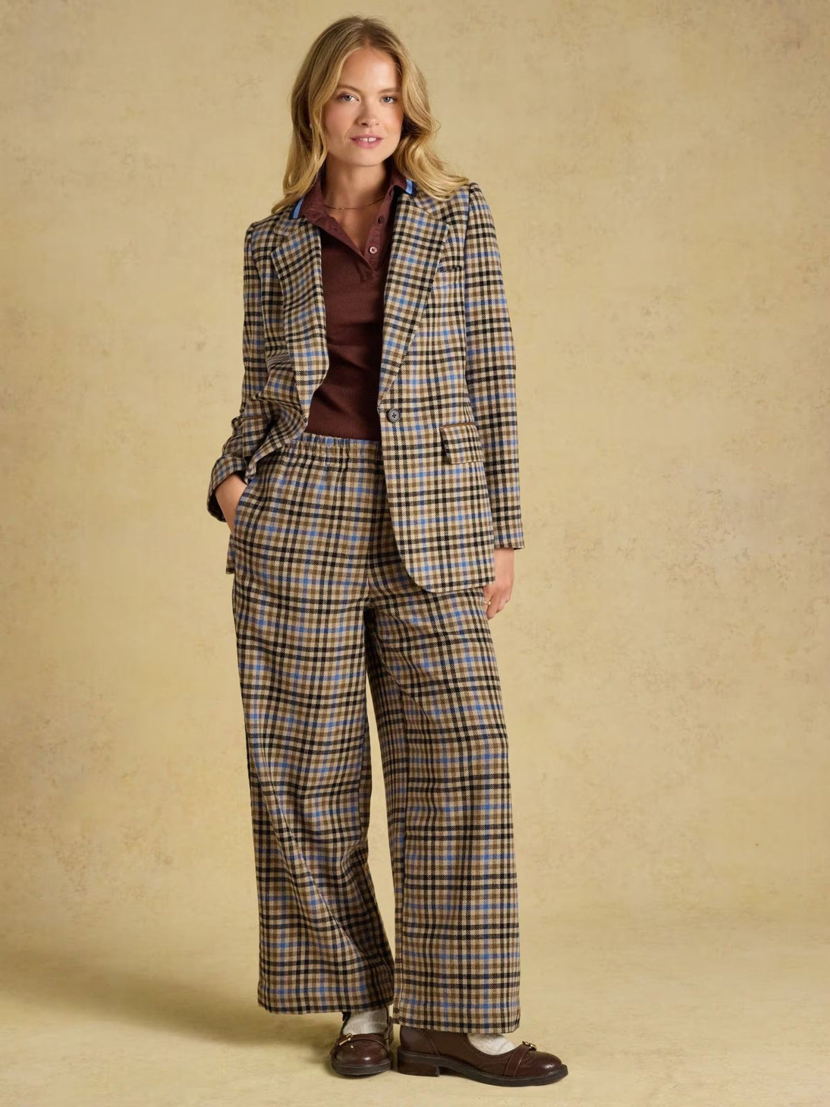 Young Ideas & Henmores -Wide Leg Crop Trousers -Pendle Tweed -8