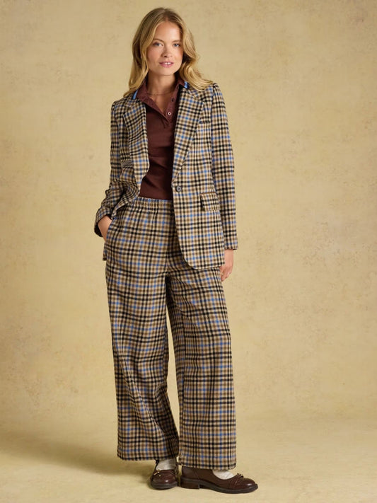 Young Ideas & Henmores -Wide Leg Crop Trousers -Pendle Tweed -8