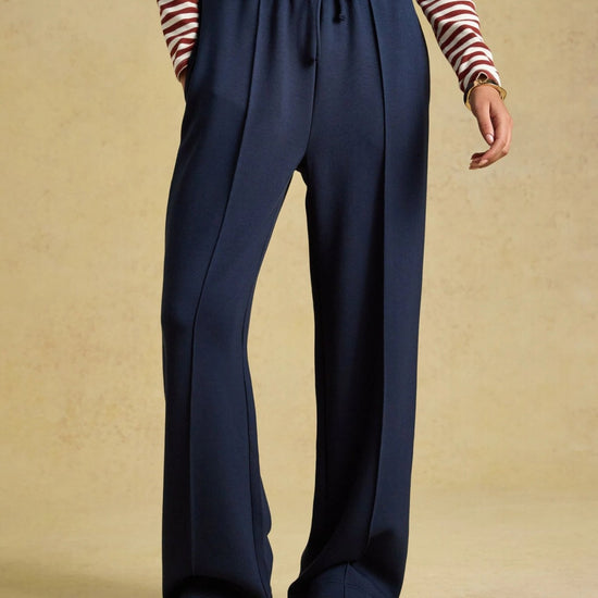 Young Ideas & Henmores -Wide Leg Jogger -Navy -8