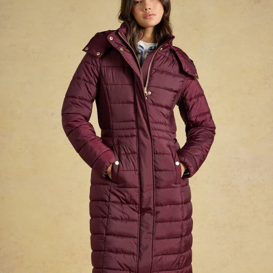 Young Ideas & Henmores -Windborough Longline Coat -Port -8